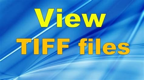 tiff definition file format